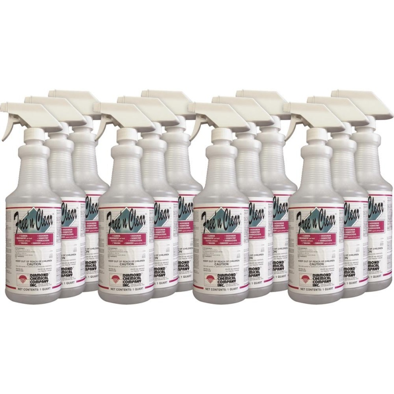 Diamond Free & Clear Disinfectant Cleaner - 12 / Carton