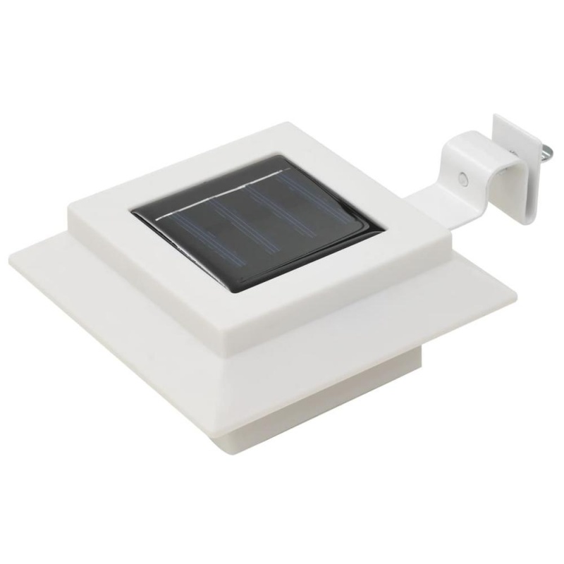 Vidaxl Outdoor Solar Lamps 6 Pcs Led Square 4.7" White 4469