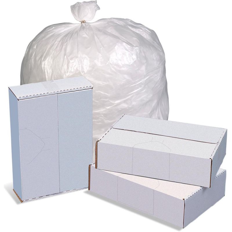 Special Buy High Density Can Liners - 45 Gal - 40" Width X 46" Length X 0.71 Mil (18 Micron) Thickness - Natural - Resin - 200/Carton - 25 Per Roll - Waste Disposal