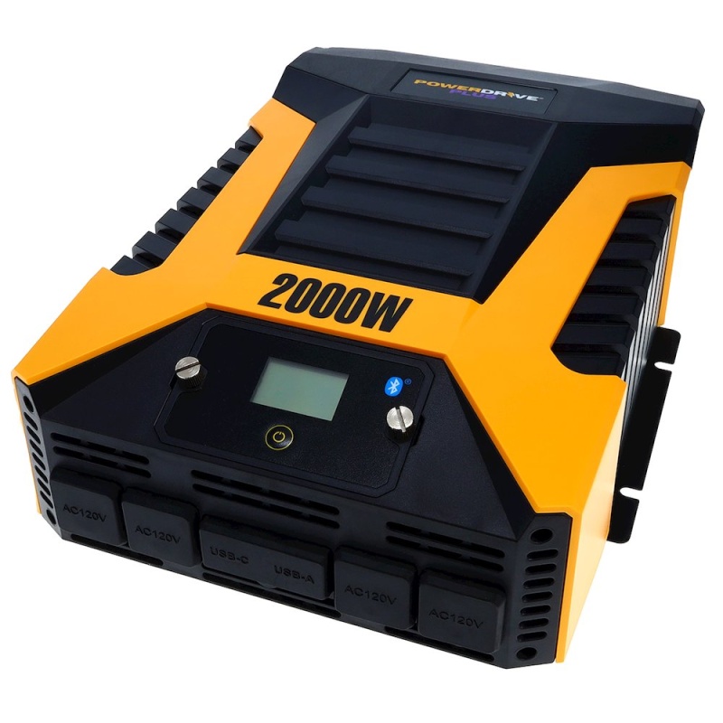 Plus 2000 Watt Power Inverter With Bluetooth(R) Wireless Tech And Remote Control