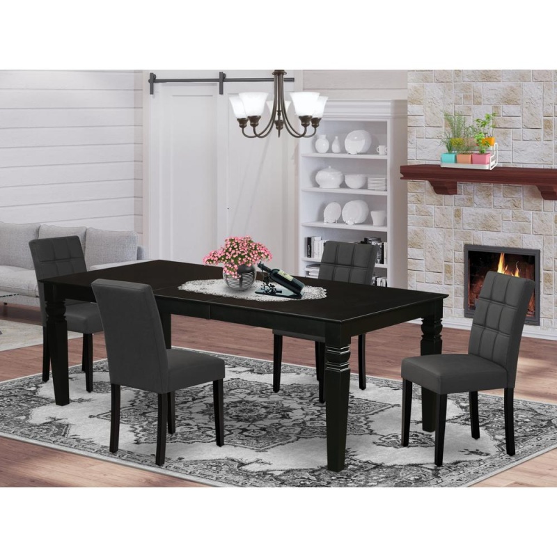 5 Piece Kitchen Table Set Consists A Modren Table