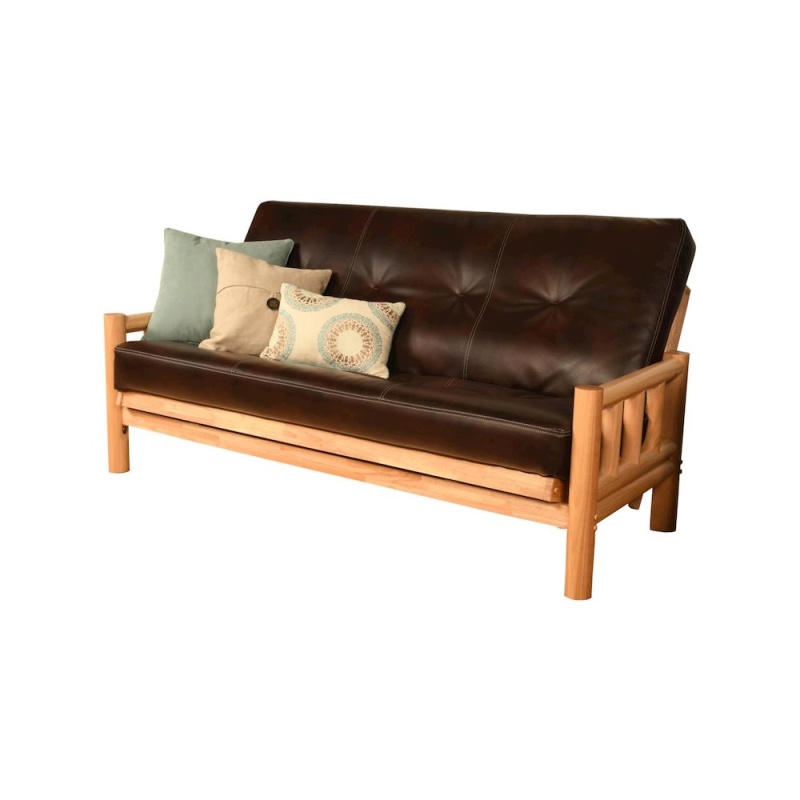 Lodge Frame-Natural Finish-Oregon Trail Java Mattress
