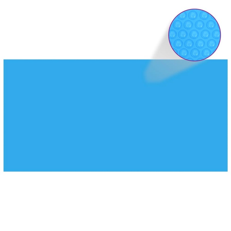 Blue Polyethylene Pool Cover