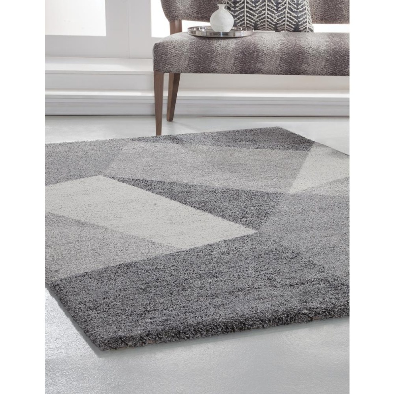 Granada Elisa Charcoal/Grey/Ivory Area Rug, 5'3" X 7'6"