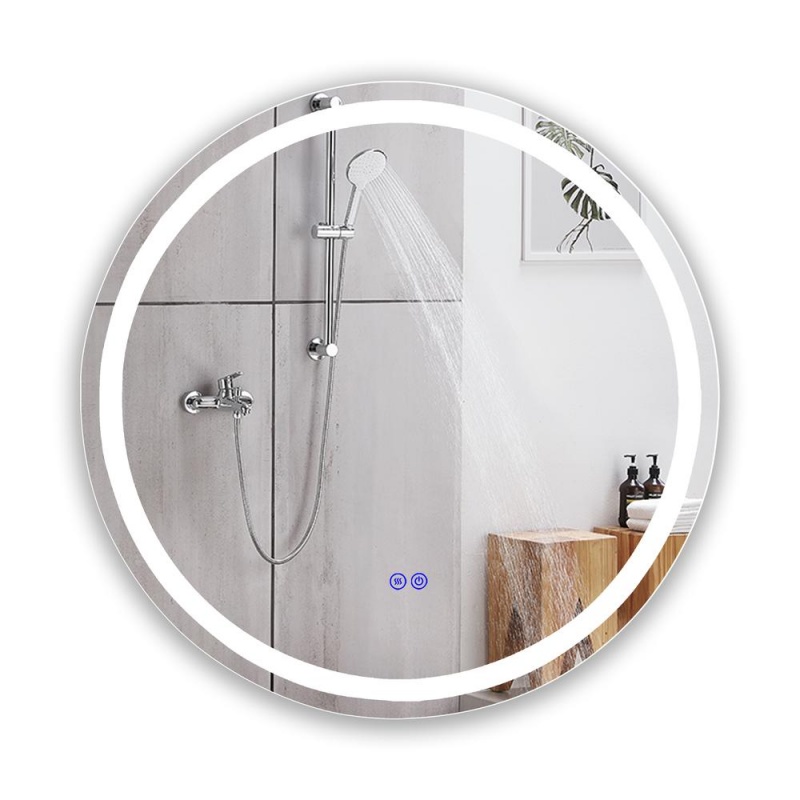 Chloe Lighting Luminosity Back Lit Round Touchscreen LED Mirror