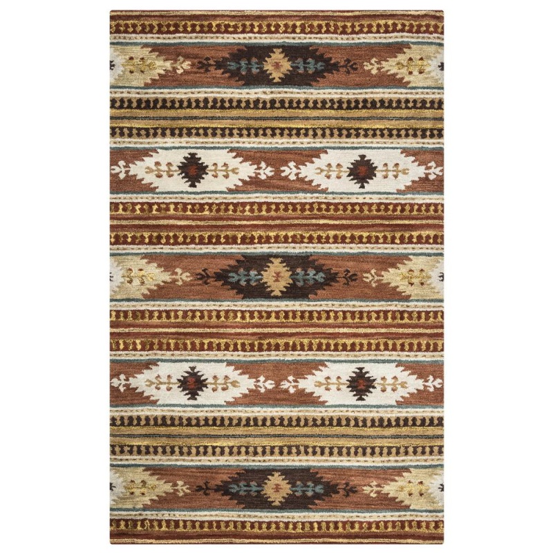Hand Tufted Cut Pile Wool Rug, 6'6" x 9'6"