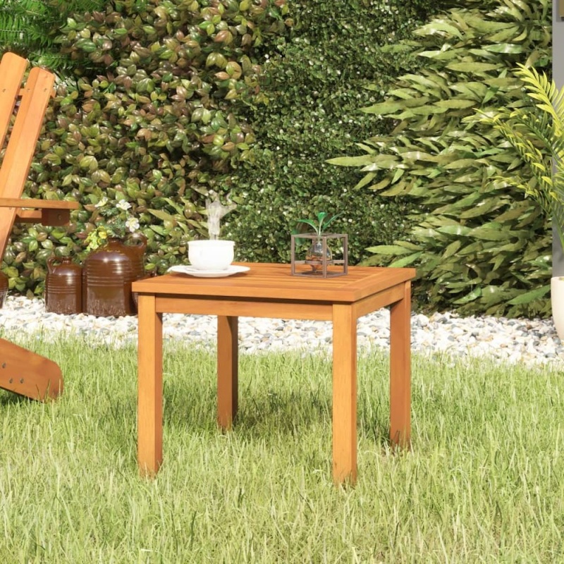 Brown Solid Acacia Wood Coffee Table