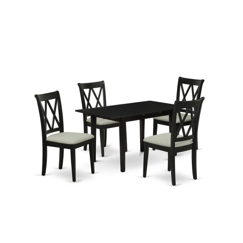 Dining Table- Dining Chairs, Nocl5-Blk-c