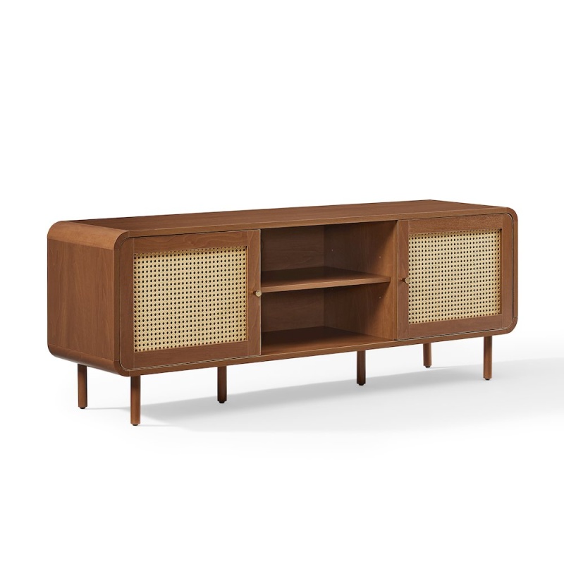 Nora Modern Record Player Cabinet With Vinyl Storage