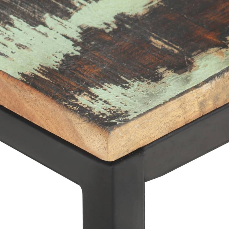 Vidaxl Side Table 15.7"X15.7"X13.8" Solid Reclaimed Wood 0242
