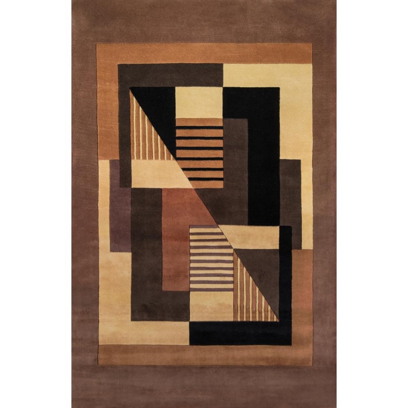 New Wave Area Rug, Gold, 9'6" X 13'6"