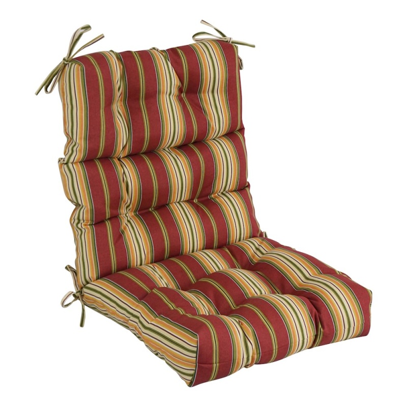 22-Inch by 45-Inch Outdoor Tufted Chair Cushion