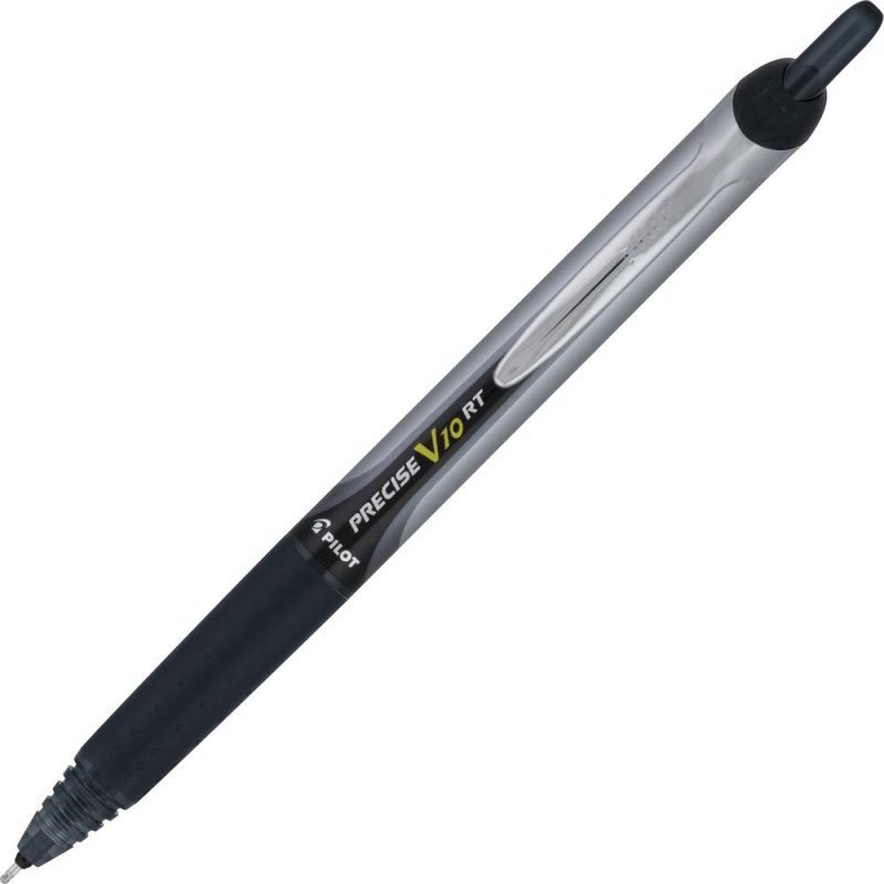 Precise V10 Rt Retractable Pen - Retractable - Black - 1 Dozen