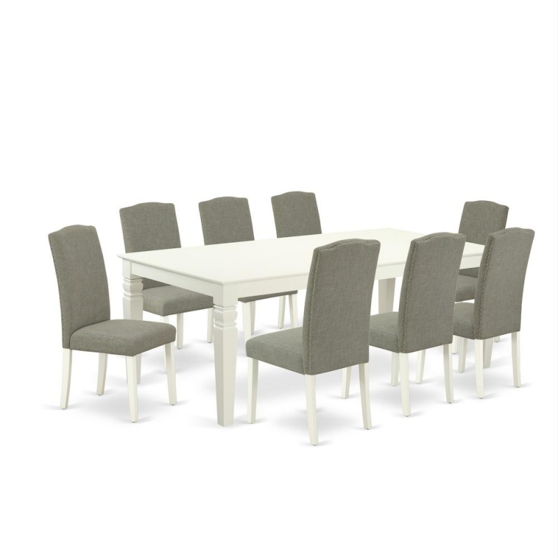 Dining Room Set Linen White