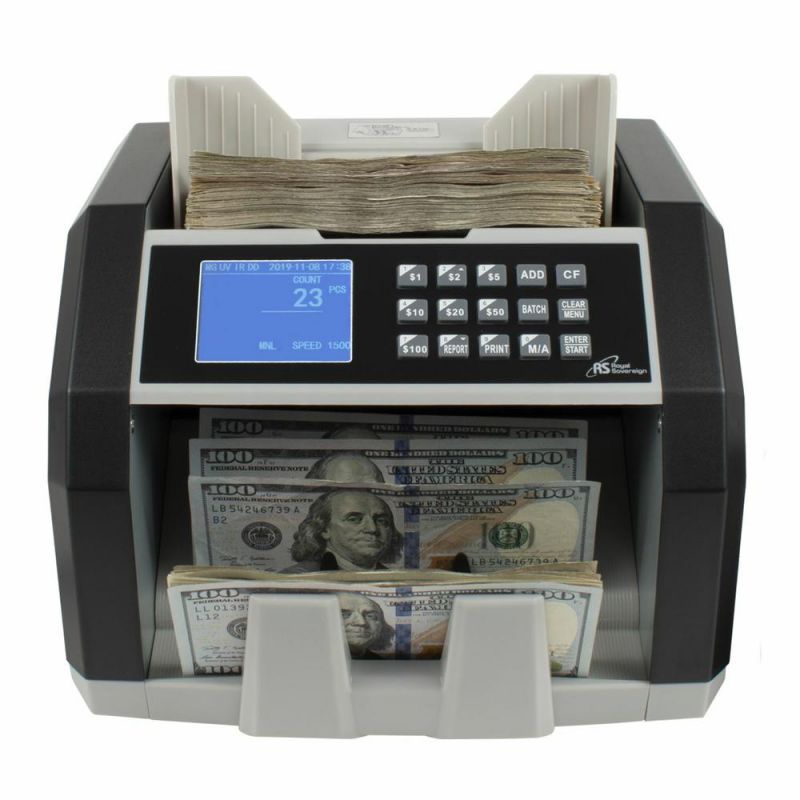 Hopper Rbc Royal Sovereign High Speed Currency Counter With Value Counting ...