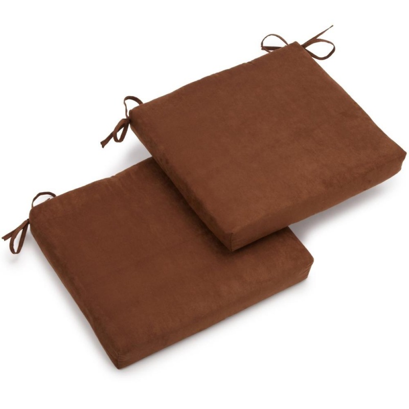 20-Inch by 19-Inch Spun Polyester Chair Cushion Set of Two