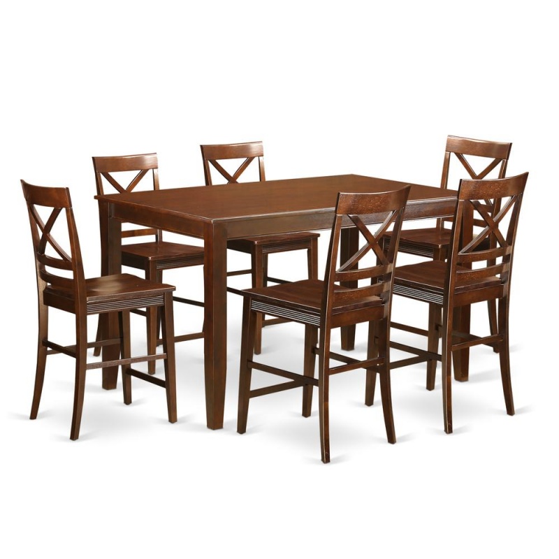 7 Pc Dining Counter Height Set