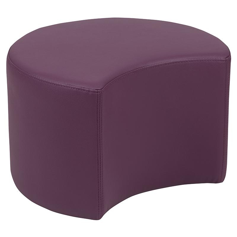 Soft Seating Collaborative Moon For Classrooms And Daycares - 12" Seat Height (Purple)