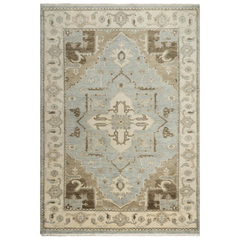 Hand Knotted Cut Pile Wool Rug, 10' X 14'