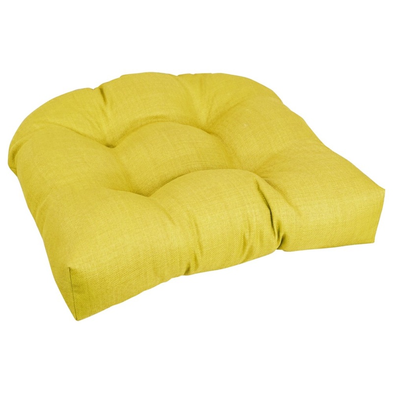 19-Inch U-Shaped Tufted Dining Chair Cushion