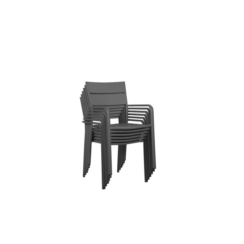 Miami Set Of 6 Chairs, Grey