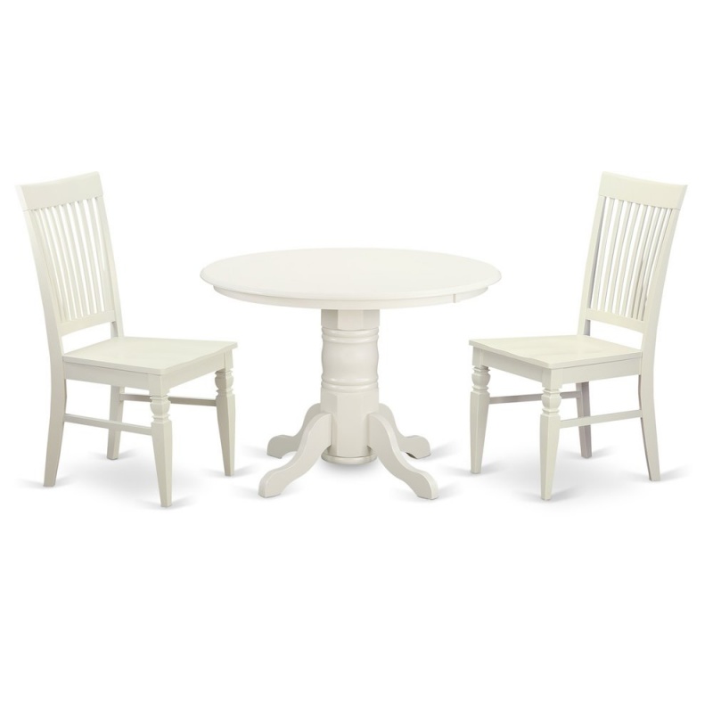 3 Pc Dining Room Set For 2-Kitchen Dinette Table And 2 Dining Chairs