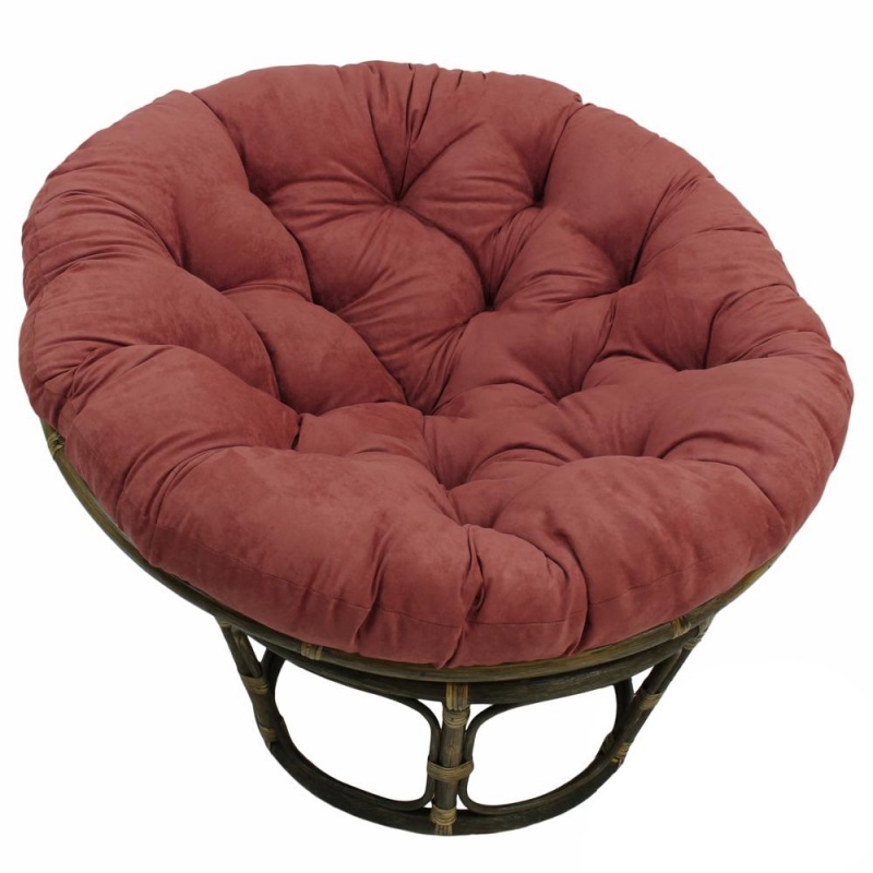 44-Inch Solid Micro Suede Papasan Cushion (Fits 42-Inch Papasan Frame)