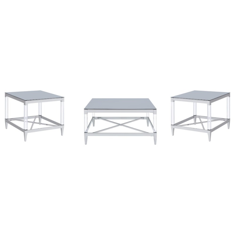 Lindley 3-Piece Square Coffee And End Table Set