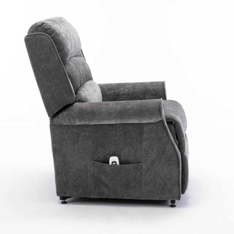 Ashland Charcoal Lift Chair With Massage