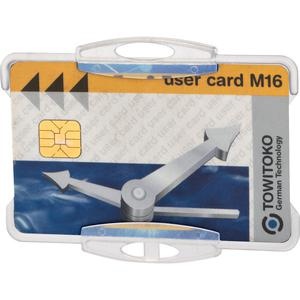 Durable® Open Style Single Id-Card Holder - 2-1/10" X 3-1/4" - Open Face - Acrylic - Transparent - 10 / Box