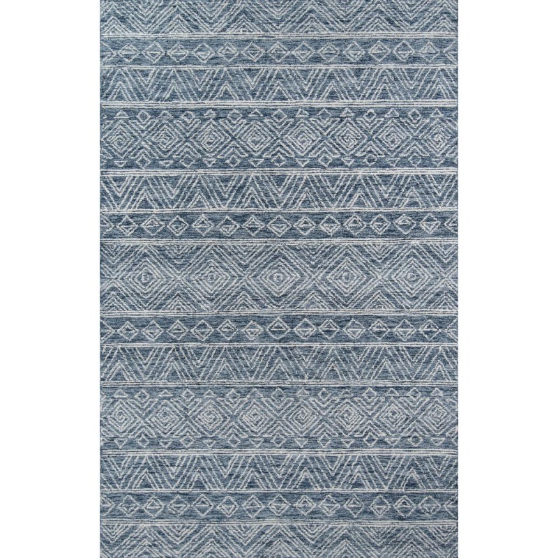 Momeni Contemporary Runner Area Rug, Denim, 2' X 8' Runner