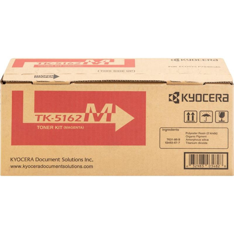 Kyocera Tk-5162M Original Toner Cartridge - Magenta - Laser - 12000 Pages - 1 Each