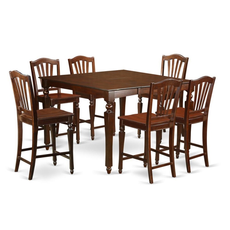 7 Pc Counter Height Dining Set