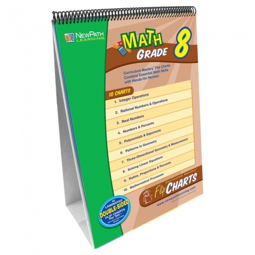 Math Skills Curriculum Mastery Flip Chart, Grade 8