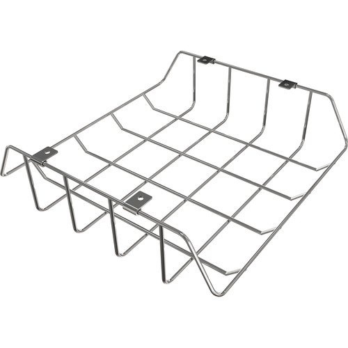Shapes Open Book Basket, Chrome by Balt