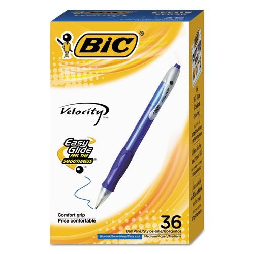 Bic Velocity Easy Glide Ballpoint Pen Value Pack - 36/Pack