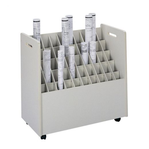 Mobile Roll File 50 Slots - Safco Products