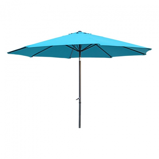St. Kitts Aluminum 11.5-Foot Patio Umbrella in Aqua Blue
