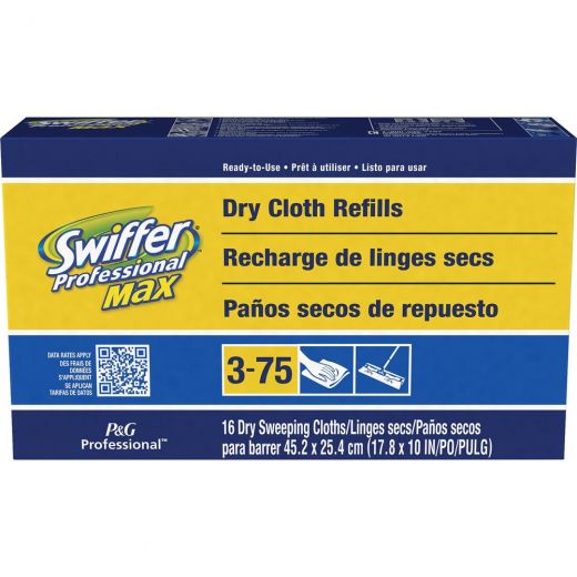 Swiffer Max Dry Cloth Refills - 17.9" Width X 10" Depth - White