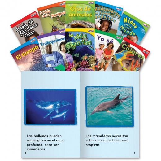 Shell Education TFK 1st-Grade Spanish 10-Book Set 2 Printed Book