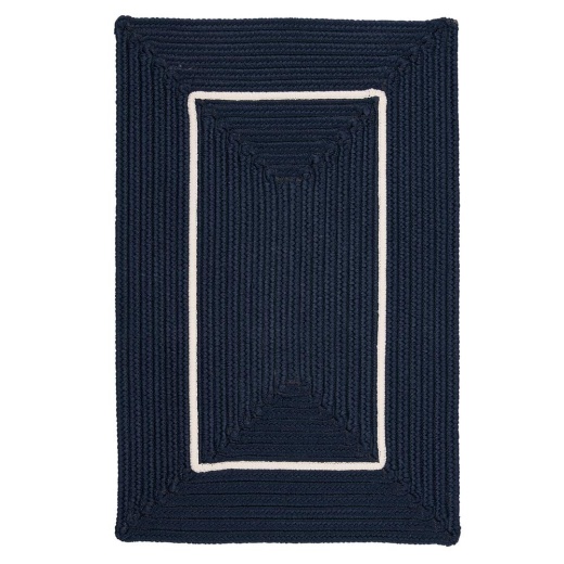 Doodle Edge - Navy 5' X 7'