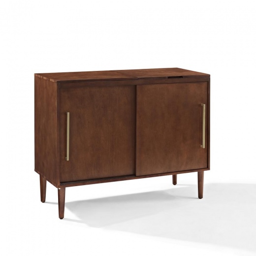 Everett Media Console Mahogany - Rich and Elegant Living Room Furniture