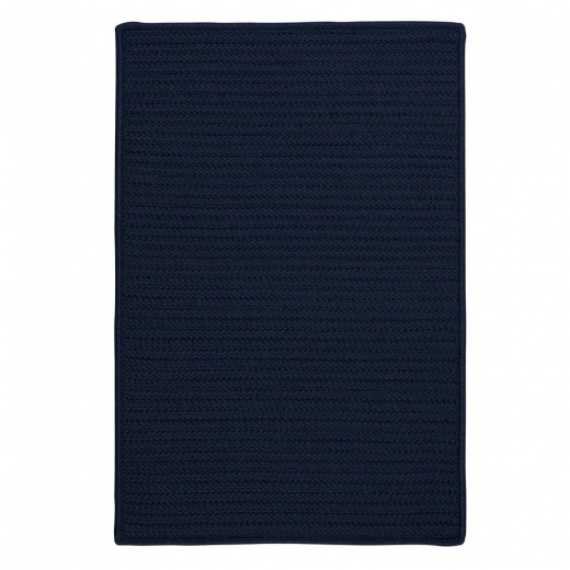 Simply Home Solid - Navy 6' Square Area Rug by Colonial Mills