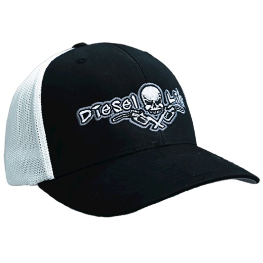Diesel Life Cap Flex Trucker Blk/Wh/Wh