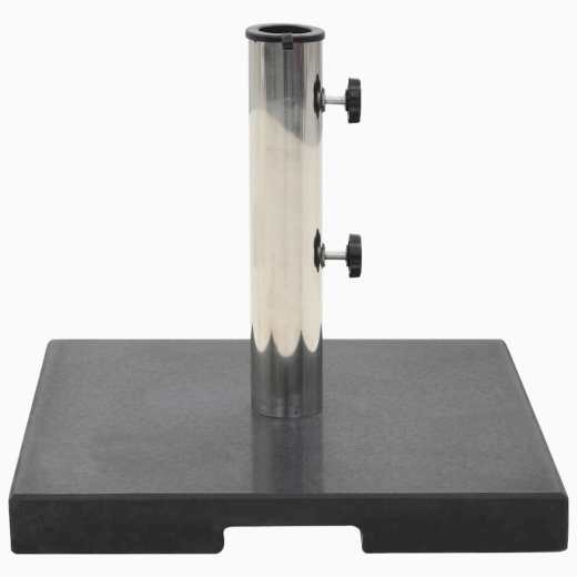 Vidaxl Parasol Base Granite 44.1 Lb Square Black, 45066