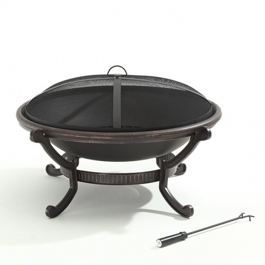 Ashland Firepit Black by Crosley Furniture - Elevate Your Outdoor Living Experience