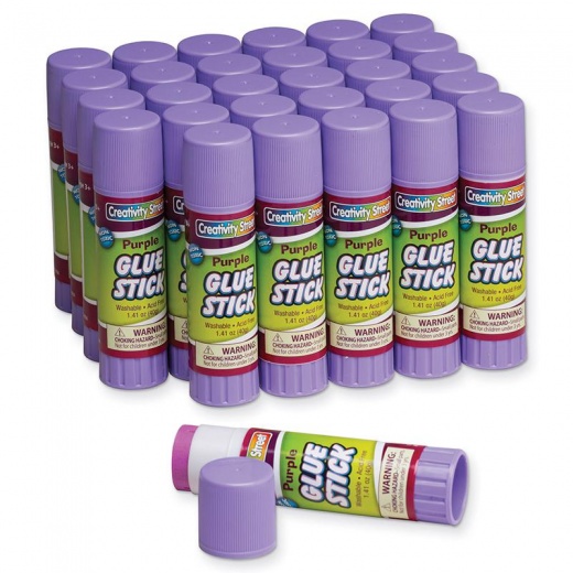 Pacon Corporation Glue Sticks 30 Purple 1.41 Oz