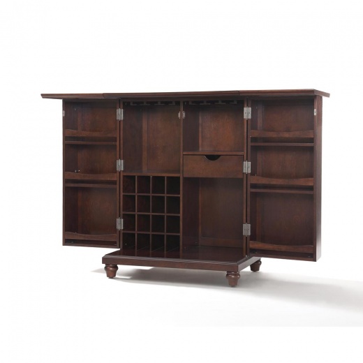Cambridge Expandable Bar Cabinet Mahogany - Outdoor Living Essential