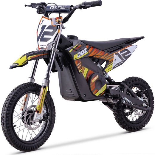 Mototec 36V 1000W (Hp112e) Electric Dirt Bike Orange, Adult Signature, Free $100 Coverage
