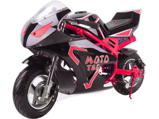 MotoTec Gas Pocket Bike GT 49cc 2-Stroke Red